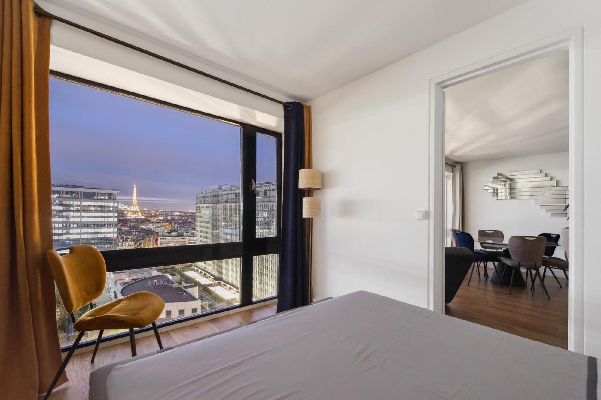 Paris Luxury Apartment 75M2 With Eiffel Tower View, 1 Min Metro, Parking Zewnętrze zdjęcie