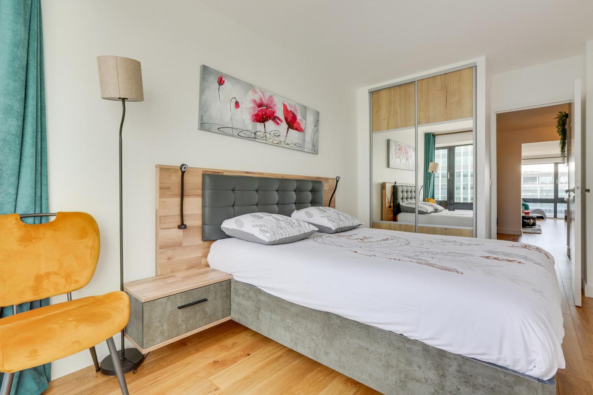 Paris Luxury Apartment 75M2 With Eiffel Tower View, 1 Min Metro, Parking Zewnętrze zdjęcie