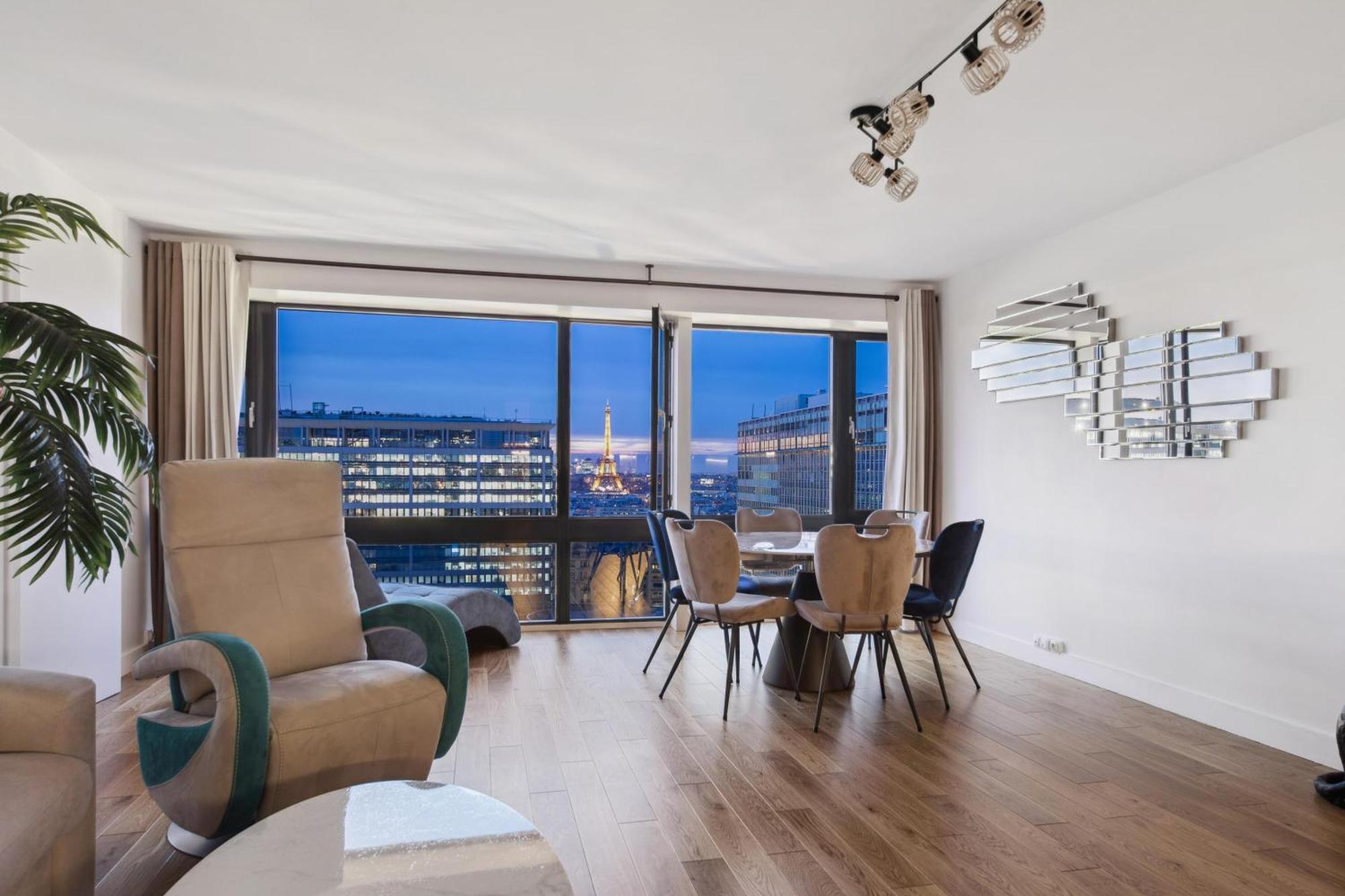 Paris Luxury Apartment 75M2 With Eiffel Tower View, 1 Min Metro, Parking Zewnętrze zdjęcie