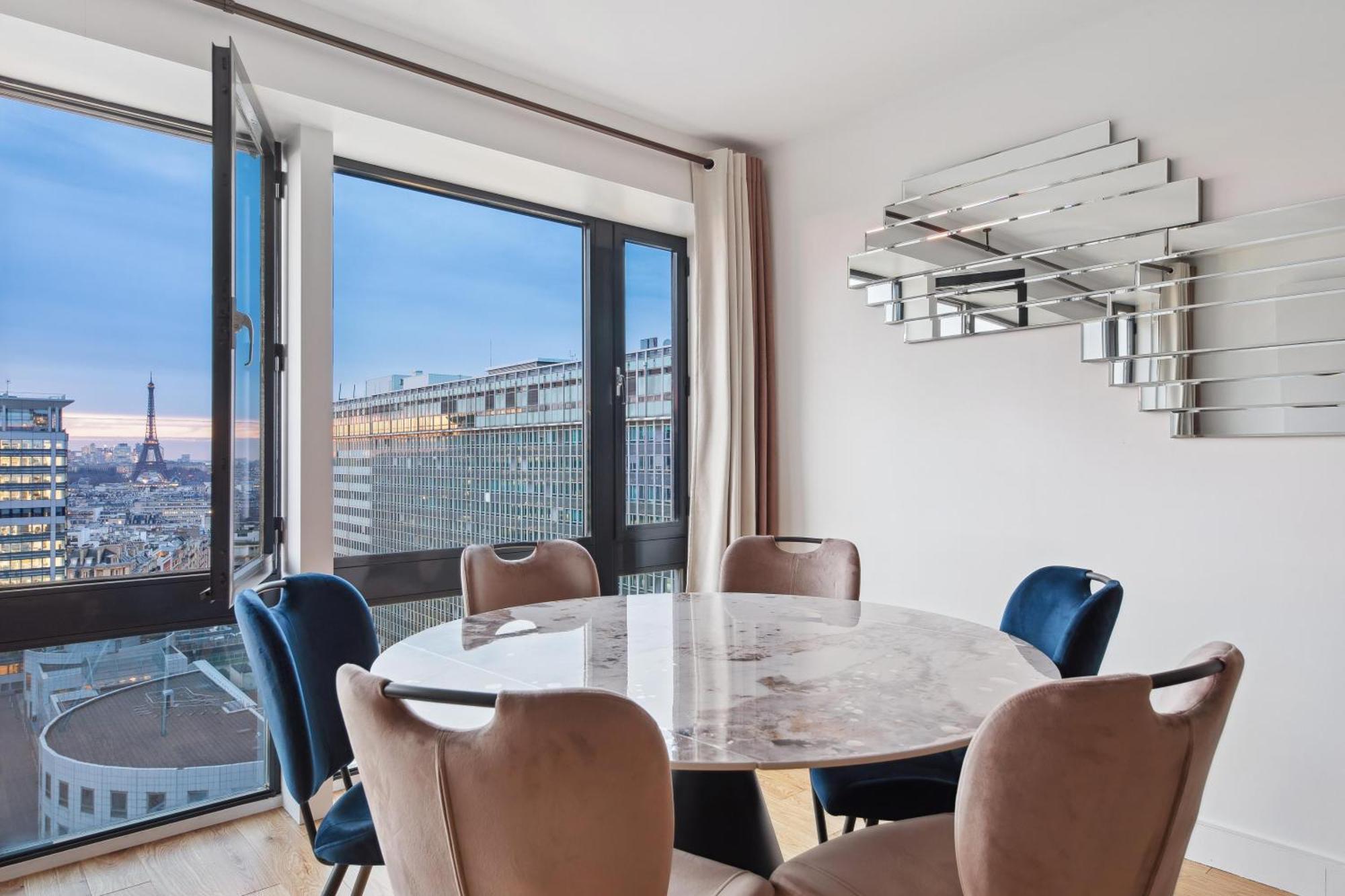 Paris Luxury Apartment 75M2 With Eiffel Tower View, 1 Min Metro, Parking Zewnętrze zdjęcie